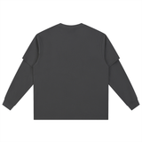 Layered Long Sleeve Oversized Tee