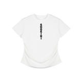 Vintage Washed Bodycon Cotton T-Shirt