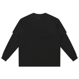 Layered Long Sleeve Oversized Tee