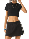 Taped Cooling Performance Crop Top