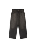 Vintage Wash Heavyweight Denim Jeans